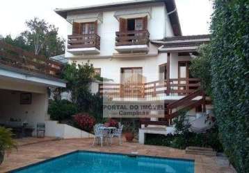 Casa com 7 dormitórios à venda, 507 m² por r$ 1.900.000,00 - parque taquaral - campinas/sp