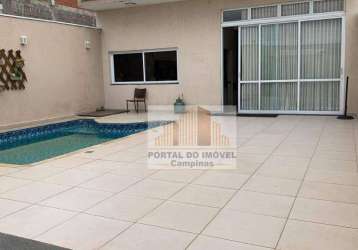 Casa com 3 dormitórios à venda, 130 m² por r$ 850.000,00 - residencial parque da fazenda - campinas/sp