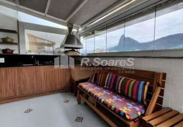 Cobertura com 4 quartos à venda na rua da passagem, botafogo, rio de janeiro, 182 m2 por r$ 2.649.000