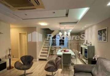 Cobertura com 3 quartos à venda na rua olinda ellis, campo grande, rio de janeiro, 166 m2 por r$ 920.000