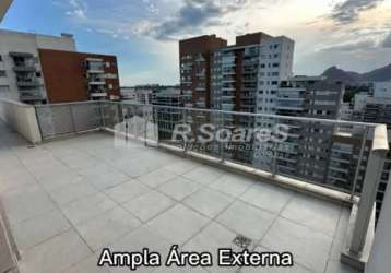 Cobertura com 4 quartos à venda na avenida embaixador abelardo bueno, barra da tijuca, rio de janeiro, 199 m2 por r$ 1.790.000