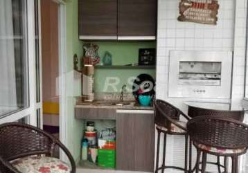 Apartamento com 3 quartos à venda na avenida alberico dinis, jardim sulacap, rio de janeiro, 81 m2 por r$ 470.000