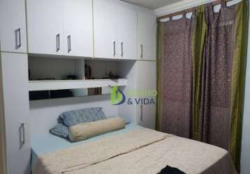 Apartamento com 2 dormitórios à venda, 54 m² por r$ 220.000,00 - vila santana - campinas/sp