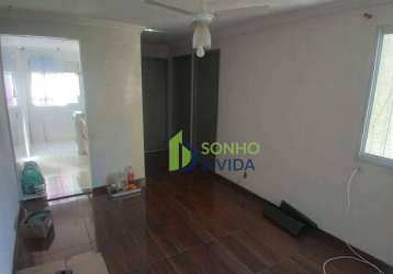 Apartamento com 2 dormitórios à venda, 44 m² por r$ 70.000,00 - jardim bassoli - campinas/sp