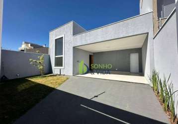 Casa com 3 dormitórios à venda, 150 m² por r$ 850.000,00 - residencial parque da fazenda - campinas/sp