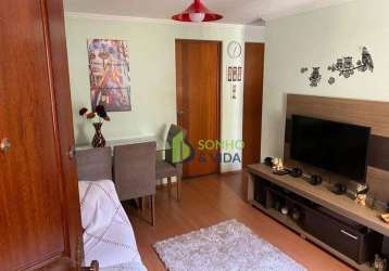 Apartamento com 2 dormitórios à venda, 46 m² por r$ 158.000 - conjunto habitacional edivaldo antônio orsi - campinas/sp