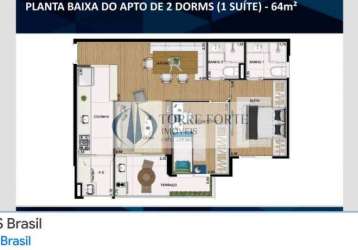 Lindo apartamento 2 dormitórios  1 suite,1 vaga próximo  metro  v  prudente