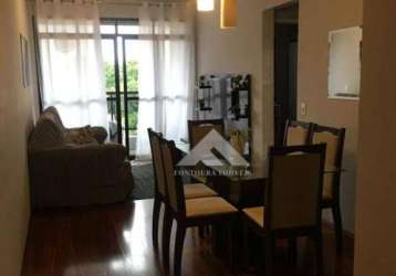 Apartamento com 2 dormitórios à venda, 70 m² por r$ 405.000,00 - vila valparaíso - santo andré/sp