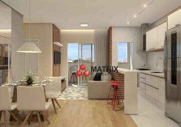 Apartamento com 2 dormitórios à venda sendo 1 suíte, 63.99 m² por - r$ 498.000,00 - tingui - curitiba/pr