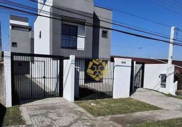 Sobrado triplex com 3 dormitórios à venda, 103 m² por r$ 619.000 - xaxim - curitiba/pr