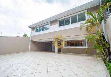 Casa com 4 dormitórios, 392 m² - venda por r$ 1.900.000,00 ou aluguel por r$ 9.000,02/mês - são lourenço - curitiba/pr