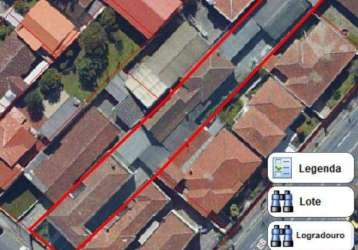 Investimento de potencial: terreno com zr4 com 524m² e parâmetros para edifícios de até 12 andares, localizado na melhor região de curitiba!