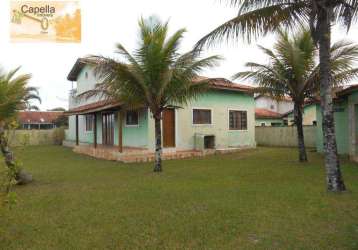 Casa com 4 dormitórios à venda, 200 m² por r$ 540.000,00 - praia da juréia - iguape/sp