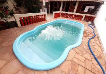 Casa com piscina à venda  cidade nova em indaiatuba sp com pisciana e edicula