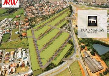 Lindo terreno com terreno de 360 m², ótima localização dentro do condominio. a poucos minutos do parque ecológico e do centro da cidade, o residencial duas marias é a oportunidade que você estava espe