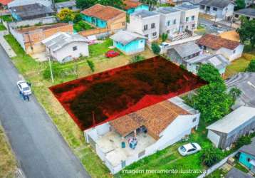 Terreno à venda na rua francisco marthaus, 422, jardim das palmeiras, campo largo por r$ 230.000