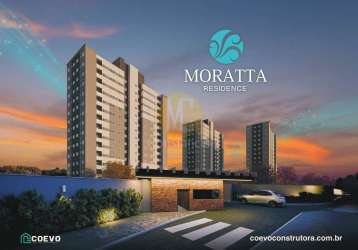 Lançamento moratta residence - 2 dorms - 40 m² a 44 m²  - jacareí - mcmv