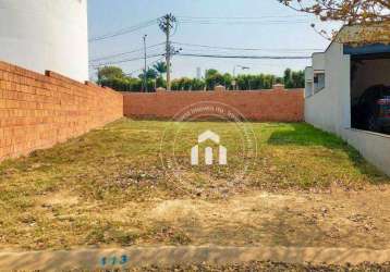 Terreno à venda, 375 m² por r$ 310.000,00 - condomínio village moutonnée - salto/sp