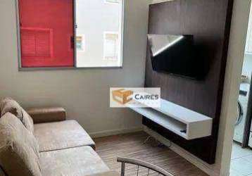 Apartamento com 2 dormitórios à venda, 48 m² por r$ 265.000,00 - vila campos sales - campinas/sp