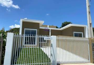 Linda casa , com 60 m² nova, com terreno de 6x30 180m² capela velha  araucaria fn 99864-4995