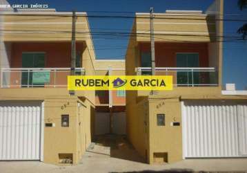 Casa duplex para venda em rio das ostras, jardim bela vista, 2 dormitórios, 2 suítes, 3 banheiros, 1 vaga