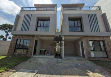 Sobrado com 3 dormitórios à venda, 123 m² por r$ 870.000,00 - tingui - curitiba/pr