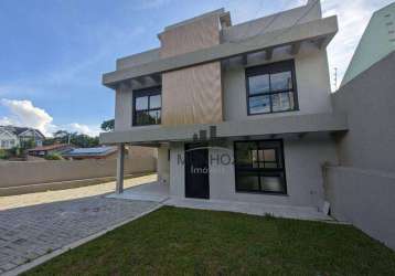 Sobrado com 3 dormitórios à venda, 127 m² por r$ 750.000,00 - santa felicidade - curitiba/pr