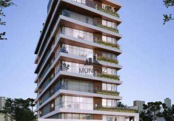 Cobertura duplex com 3 dormitórios à venda, 207 m² por r$ 3.980.000 - água verde - curitiba/pr