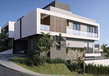 Casa com 4 dormitórios à venda, 378 m² por r$ 4.080.000,00 - santa felicidade - curitiba/pr