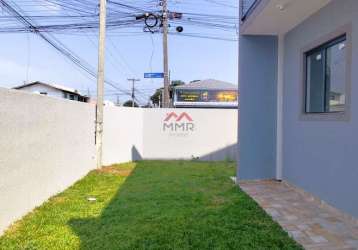 Casa em condomínio fechado com 3 quartos à venda na rua adolpho bertoldi, campo de santana, curitiba, 75 m2 por r$ 340.000