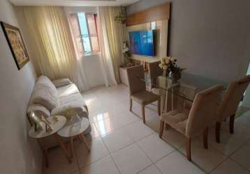 Apartamento com 2 quartos à venda na rua canudos, jardim das margaridas, salvador, 54 m2 por r$ 210.000