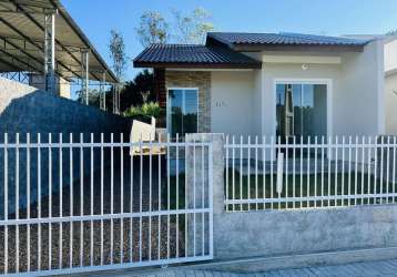 Casa à venda com 2 dormitórios no bairro ribeirão das pedras em indaial - sc