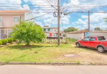 Terreno à venda na rua capitão guilherme bianchi, 548, cajuru, curitiba por r$ 380.000