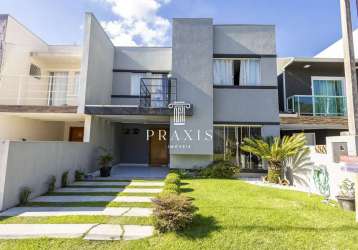 Casa em condomínio fechado com 3 quartos à venda na rua frederico stella, 358, cachoeira, curitiba por r$ 750.000