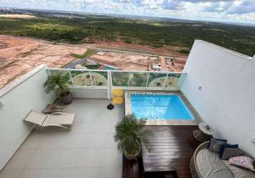 Apartamento cobertura - venda - condomínio brasil beach - ribeirão do lipa - cuiabá/mt