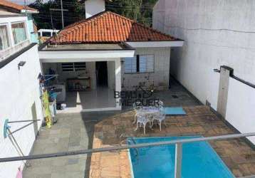 Casa térrea com piscina com 4 dormitórios à venda, 200 m² por r$ 990.000 - parque maria domitila - são paulo/sp