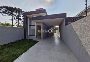 Casa com 3 quartos à venda no costeira, araucária , 88 m2 por r$ 535.000