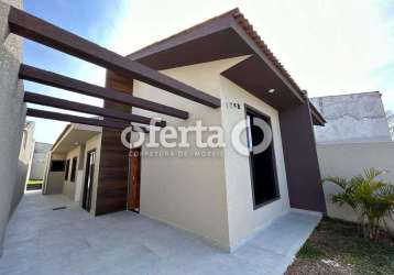 Casa com 3 quartos à venda no campina da barra, araucária , 69 m2 por r$ 440.000