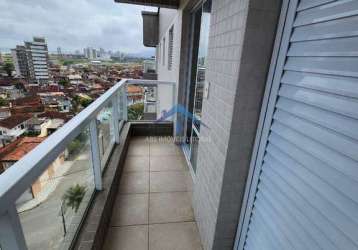 Apartamento com 2 quartos à venda na rua primeiro de maio, 488, vila mirim, praia grande, 50 m2 por r$ 350.000