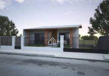 Casa com 3 dormitórios à venda, 150 m² por r$ 450.000,00 - neves - ponta grossa/pr