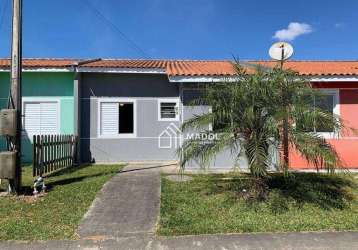 Casa com 2 dormitórios, 40 m² - venda por r$ 160.000,00 ou aluguel por r$ 1.065,81/mês - orfãs - ponta grossa/pr