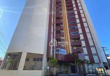 Apartamento com 3 dormitórios à venda por r$ 650.000,00 - centro - ponta grossa/pr