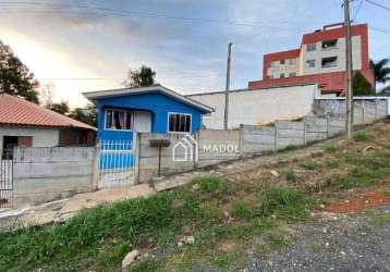 Terreno à venda, 252 m² por r$ 170.000 - uvaranas - ponta grossa/pr