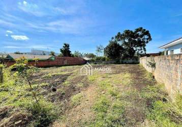 Terreno à venda, 980 m² por r$ 210.000 - uvaranas - ponta grossa/pr