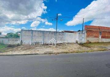 Terreno à venda, 495 m² por r$ 250.000 - boa vista - ponta grossa/pr