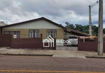 Casa com 4 dormitórios para alugar, 110 m² por r$ 1.297/mês - chapada - ponta grossa/pr