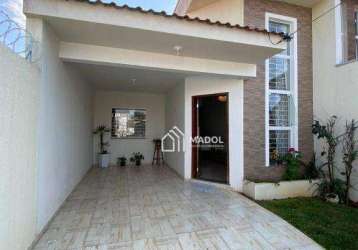 Casa com 3 dormitórios à venda, 116 m² por r$ 450.000 - oficinas - ponta grossa/pr