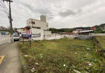 Terreno comercial para alugar no fortaleza, blumenau , 311 m2 por r$ 1.500