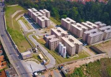 Apartamento à venda em cotia/sp no jardim petrópolis no condomínio residencial sidney cotia no 2º andar com 46m²