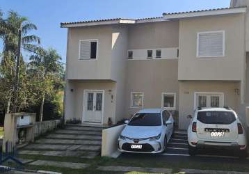 Casa à venda em cotia/sp na granja viana com piscina privativa e área gourmet no condomínio villas da granja, 123m²